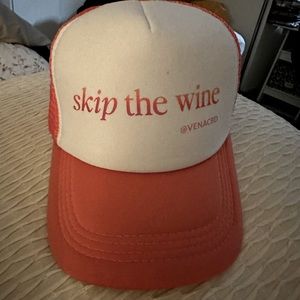 Skip the wine- Vena CBD truckers hat Tamra Judge CBD website one size NEW